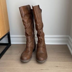 Size 9 Rieker Dark Tan Brown Winter Boots
